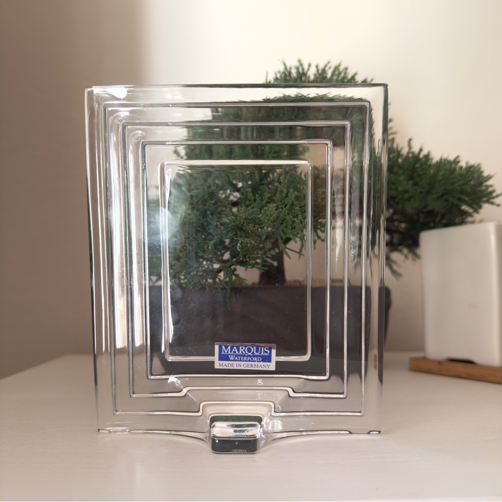 Marquis by Waterford Contempra Lead Crystal Photo Frame